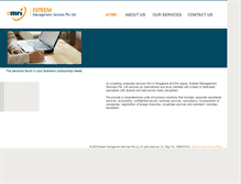Tablet Screenshot of esteem.com.sg